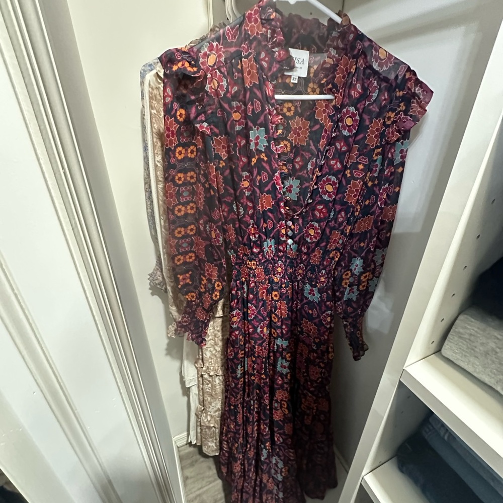 Misa Los Angeles Anisa Maxi Dress in Talitha Tile Size Extra Small - Picture 7 of 9